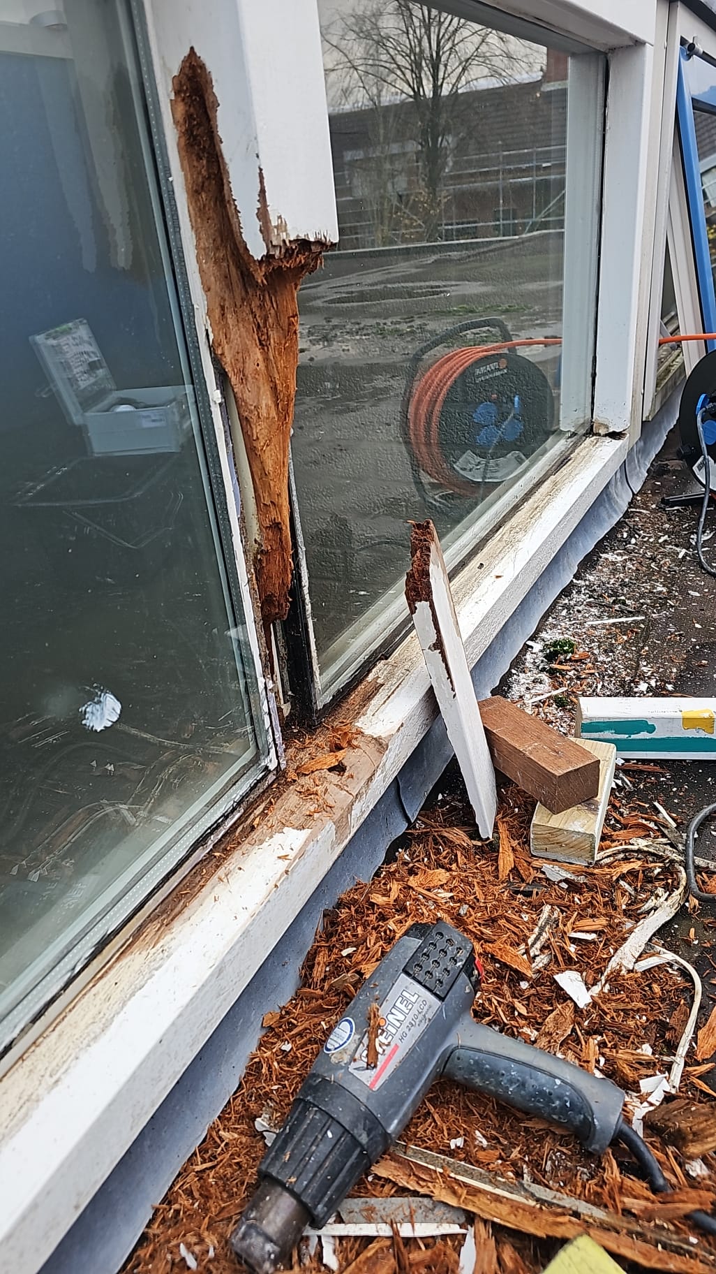 Houtrotherstel en kozijnreparatie